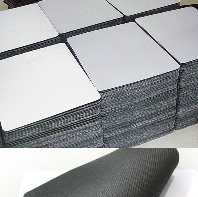 White Mouse mat- custom pattern blank rubber foam mouse mat factory manufacturer | PAIDU Supplier