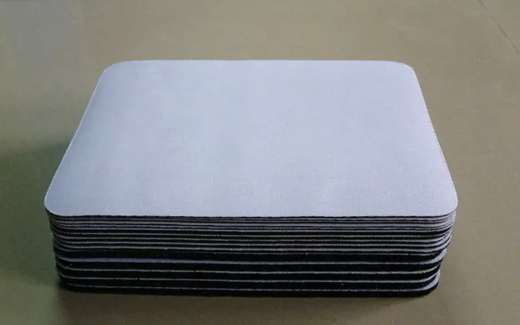 White Mouse Pad blank mouse mat rubber mouse pad factory manufacturer | PAIDU Supplier