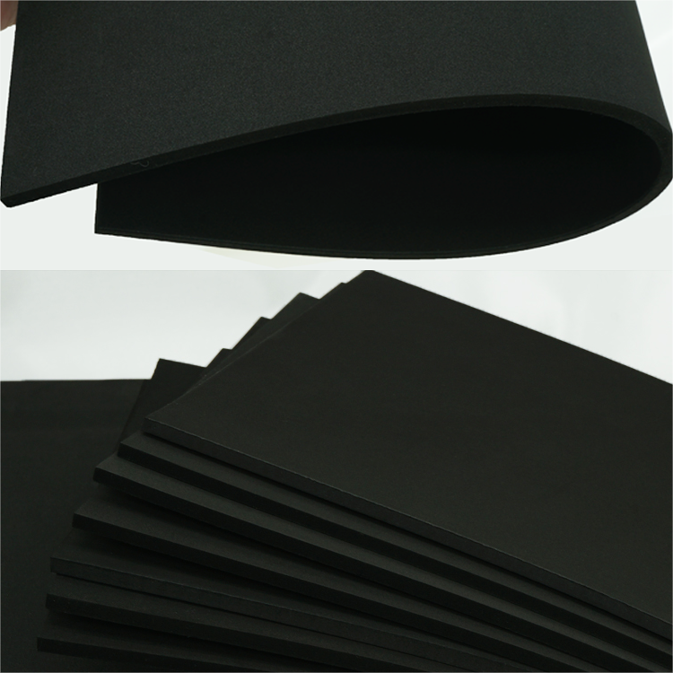 CR fire retardant foam shock absorption black white manufacturers supply CR rubber foam in large quantities /PAIDU